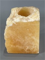 Candle Holder Cut Stone
