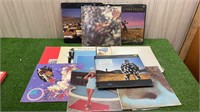 QTY OF RECORDS INCLUDES PINK FLOYD, THE EAGLES,