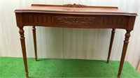 PINE FRENCH STYLE MAHOGANY HALL TABLE