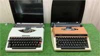 2 CASED TYPEWRITERS - SEARS AND CHEVRON