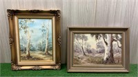 2X SIGNED OIL PAINTINGS BY NORMA KETT & DOONE