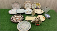 BOX OF CHINA PLATES INCLUDES