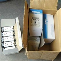 Box of Receptacles & Box of Outlet Face Plates