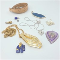 Lot of Jewelry w/ Blue Agate