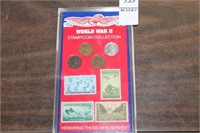 WWII STAMP / COIN COLLECTION