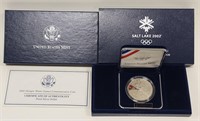 2002 Salt Lake Olympic Winter Games Silver Dollar