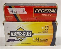 60 Rounds Of .44 Magnum Cartridges