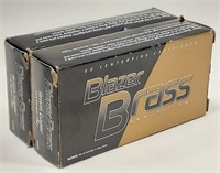 100 Rounds Blazer Brass 9mm Cartridges In Boxes