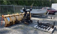 (II) snowplow attachment, 10’ long, made by