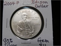 2004 P EDISON DOLLAR 90% GEM BU