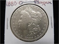 1880 O MORGAN SILVER DOLLAR 90%