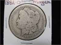 1882 O MORGAN SILVER DOLLAR 90%