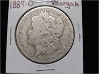 1889 O MORGAN SILVER DOLLAR 90%