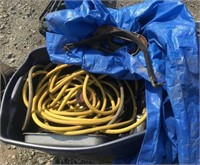 (BK) Bucket with Hose, Tools, and Tarp