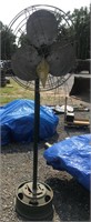 (BK) Home Made Electric Shop Fan 75" tall