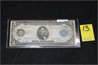 $5.00 Federal Reserve Note