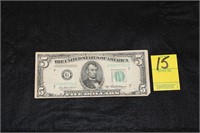 1950 $5.00 Bill