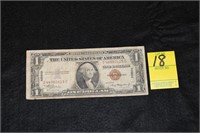 1935A $1.00 Red Note Hawaii