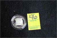 1987 Silver Dollar Constitution Coin