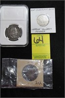 (3) 1892 Columbus Cannada 1788 Coin