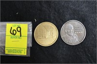 (2) Commemorative Coins