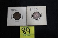 1904/1905 Indian Head Pennies