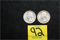 (2) 1964 Quarters