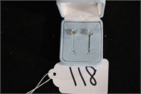 Sterliing Earring With CZ