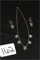 Vintage Sterling Necklace & Earrings