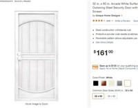 Unique Home Design  Arcada Steel Security Door