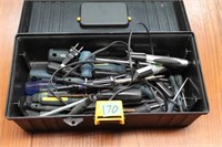 Toolbox with screwdrivers