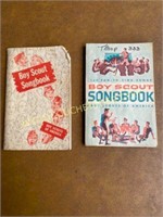 Pair of Boy Scout songbooks