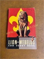 Lion-Webelos cub scout book