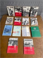 Assorted vintage Boy Scouts of America books