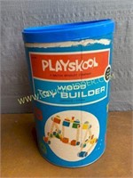 Playskool wood Toy builder kit