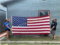 Large Cotton American flag