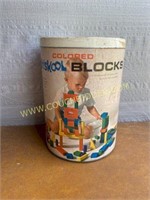 Colored playskool blocks