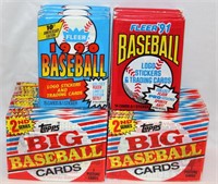 39 Unopened 80's/90's Baseball Packs