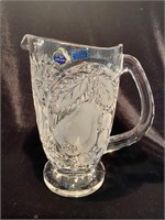 HEAVY CRYSTAL WATER PITCHER