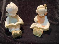 PAIR OF EARLY FIGURINES