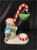 SNOWMAN CANDLE HOLDER
