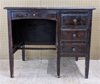 Vintage Wooden Kneehole Desk