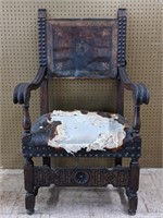 Renaissance Revival Lodge Chair *Forfeited*