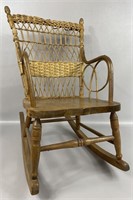 Vintage Bentwood Child’s Rocking Chair