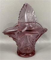 Indiana Tiara Glass Bird Of Paradise Glass Basket