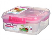 Sistema To Go Collection Bento Box Cube Plastic