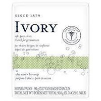 Ivory Bar Soap Aloe Scent 90 g, 2 Packs of 10