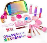 Balnore Kids Makeup Kit for Girls, Real Washable