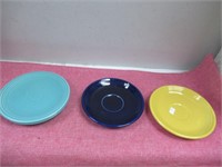 Fiesta Ware Snack Plates (Muti Color)