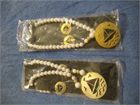 2 Packs Necklace & Earrings